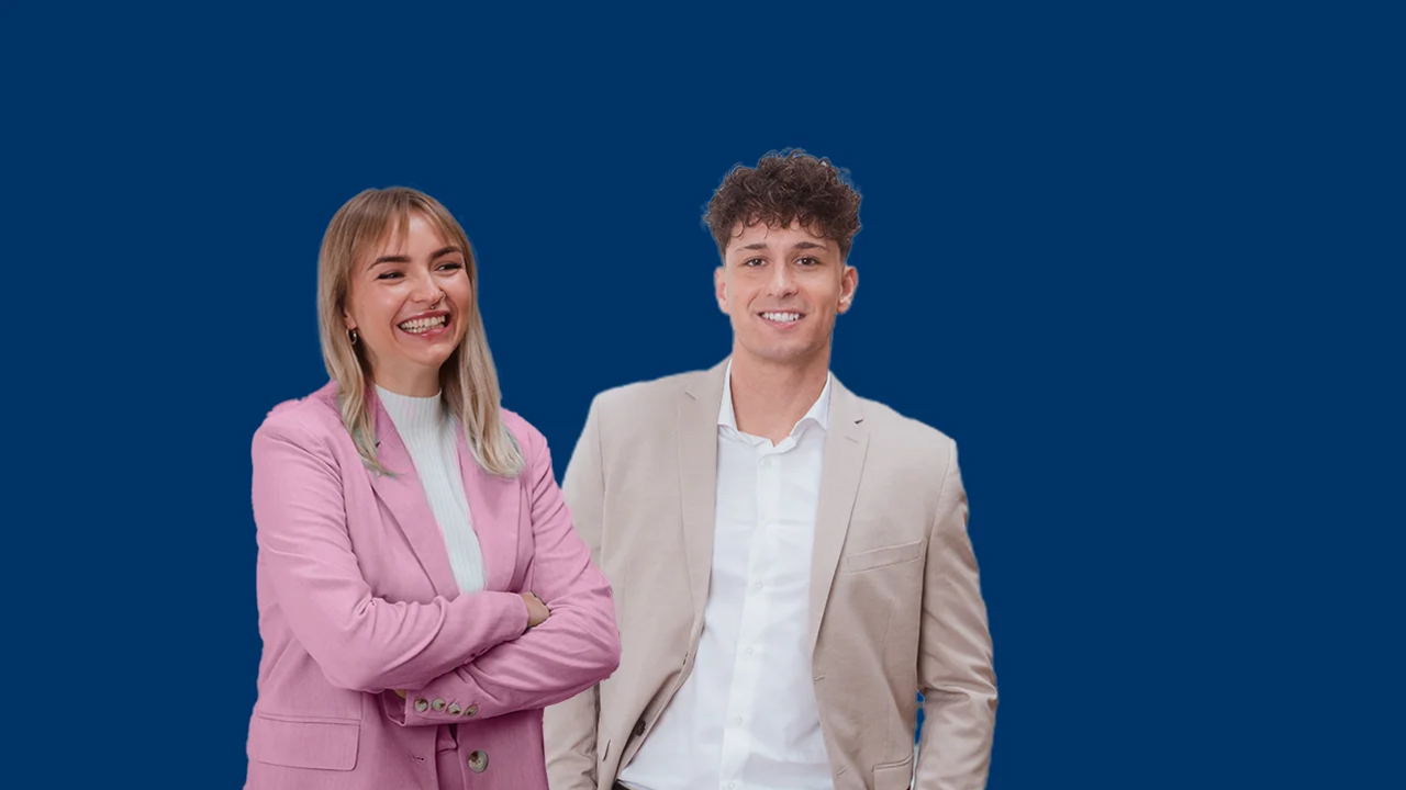 Fotografie dvou poradců OVB